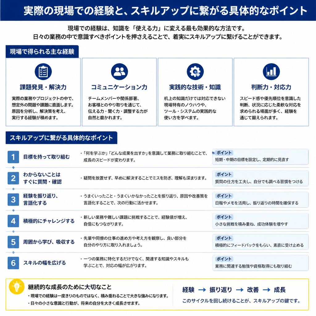 スキルアップのポイント