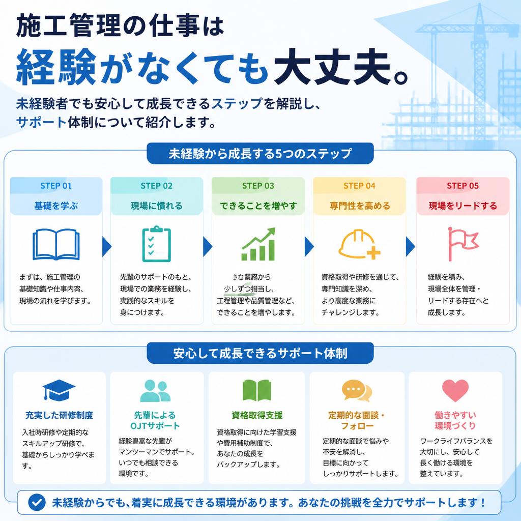 未経験からの成長ステップ