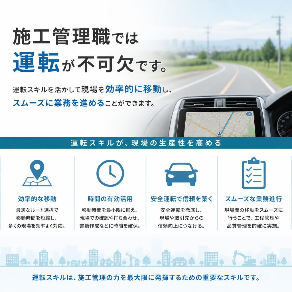運転が得意な方に最適！