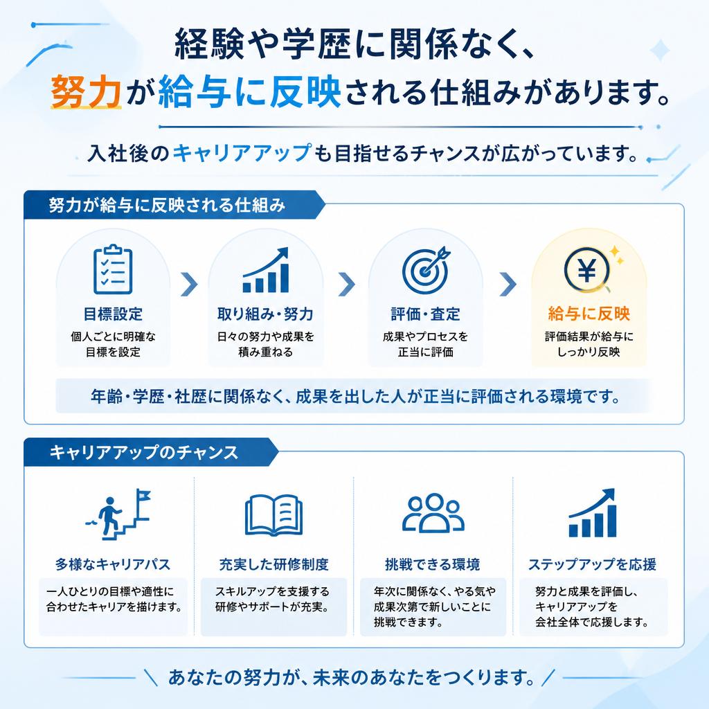 安定した収入とキャリアパス